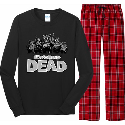 Funny Parody Ewoking Dead Cool Graphic Design Long Sleeve Pajama Set