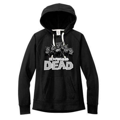 Funny Parody Ewoking Dead Cool Graphic Design Women's Fleece Hoodie