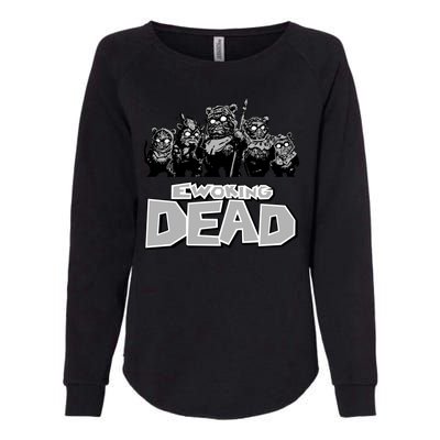 Funny Parody Ewoking Dead Cool Graphic Design Womens California Wash Sweatshirt