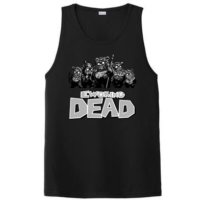 Funny Parody Ewoking Dead Cool Graphic Design PosiCharge Competitor Tank