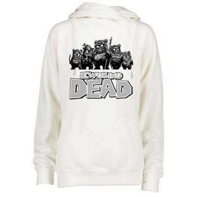 Funny Parody Ewoking Dead Cool Graphic Design Womens Funnel Neck Pullover Hood