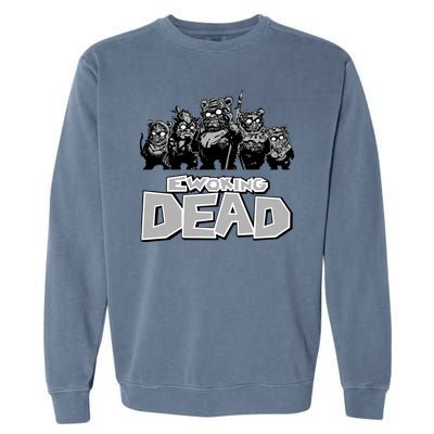 Funny Parody Ewoking Dead Cool Graphic Design Garment-Dyed Sweatshirt