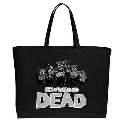 Funny Parody Ewoking Dead Cool Graphic Design Cotton Canvas Jumbo Tote