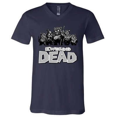 Funny Parody Ewoking Dead Cool Graphic Design V-Neck T-Shirt