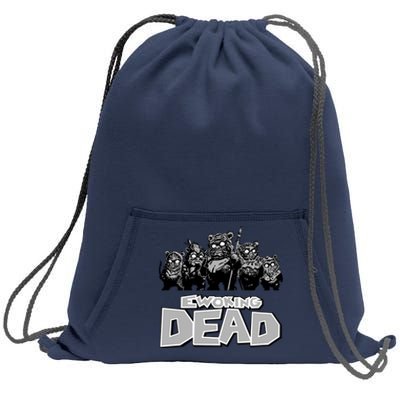 Funny Parody Ewoking Dead Cool Graphic Design Sweatshirt Cinch Pack Bag