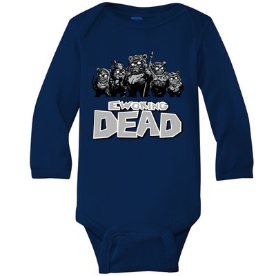 Funny Parody Ewoking Dead Cool Graphic Design Baby Long Sleeve Bodysuit