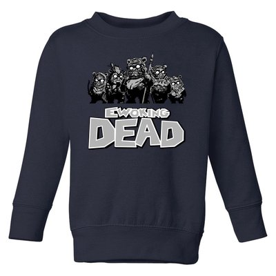 Funny Parody Ewoking Dead Cool Graphic Design Toddler Sweatshirt