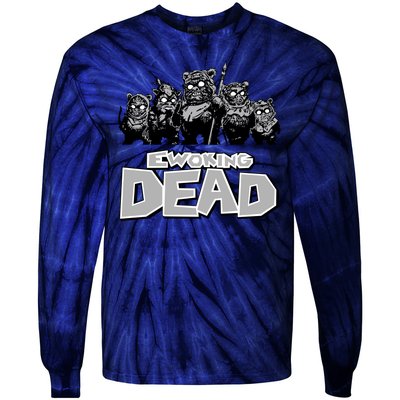 Funny Parody Ewoking Dead Cool Graphic Design Tie-Dye Long Sleeve Shirt