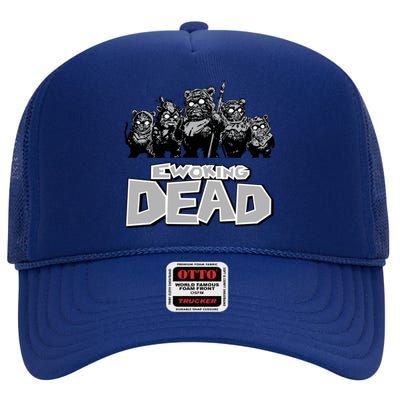 Funny Parody Ewoking Dead Cool Graphic Design High Crown Mesh Back Trucker Hat