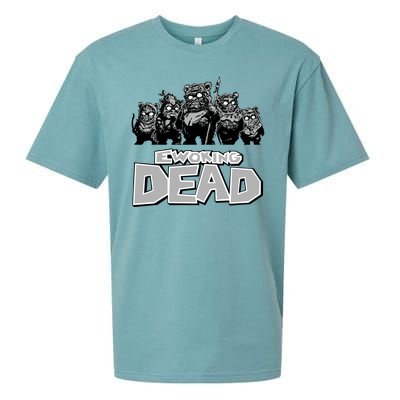 Funny Parody Ewoking Dead Cool Graphic Design Sueded Cloud Jersey T-Shirt