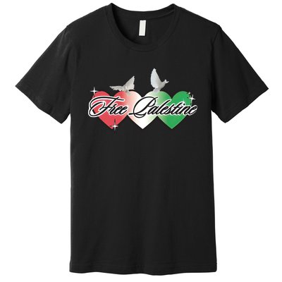 Free Palestine Equality Human Rights Palestinian Premium T-Shirt