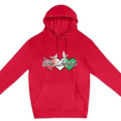 Free Palestine Equality Human Rights Palestinian Premium Pullover Hoodie