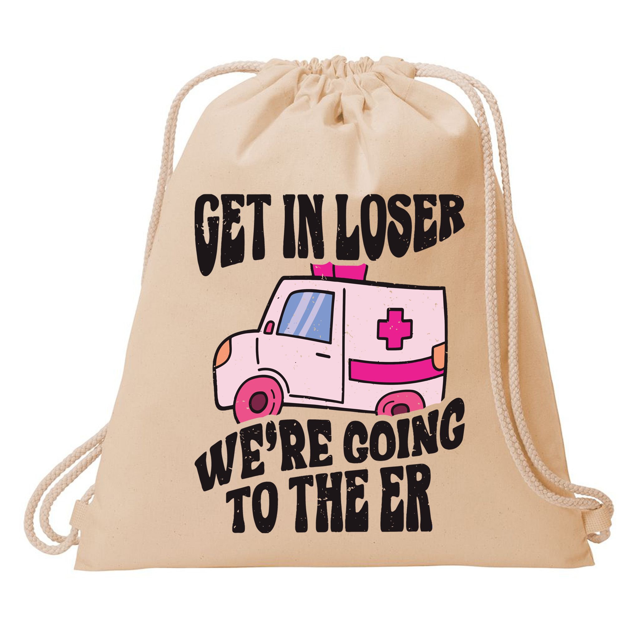 Funny Paramedic Emt Medic Drawstring Bag