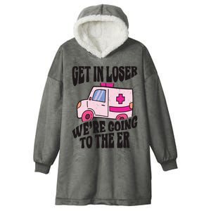 Funny Paramedic Emt Medic Hooded Wearable Blanket