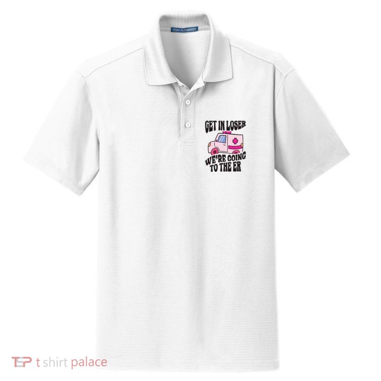 Funny Paramedic Emt Medic Dry Zone Grid Polo