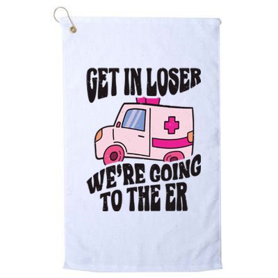 Funny Paramedic Emt Medic Platinum Collection Golf Towel