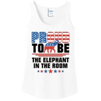 Funny Political Election Day Republican Party Logo GOP Ladies Essential Tank