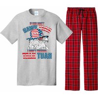 Funny Patriotic Eagle If She Dont Hawk Tuah I Dont Wanna Talk Tuah Pajama Set