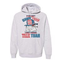 Funny Patriotic Eagle If She Dont Hawk Tuah I Dont Wanna Talk Tuah Premium Hoodie