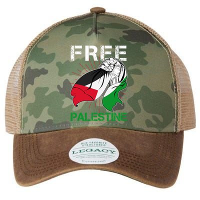 Free Palestine End War Support Palestine Legacy Tie Dye Trucker Hat