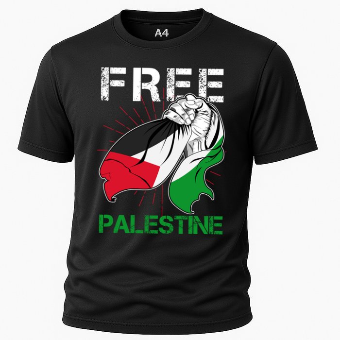 Free Palestine End War Support Palestine Cooling Performance Crew T-Shirt