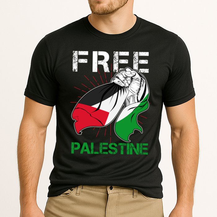 Free Palestine End War Support Palestine Cooling Performance Crew T-Shirt