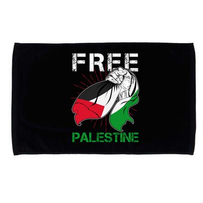 Free Palestine End War Support Palestine Microfiber Hand Towel