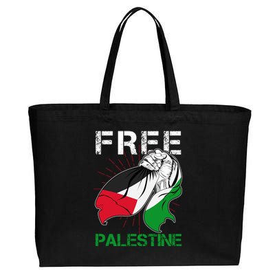 Free Palestine End War Support Palestine Cotton Canvas Jumbo Tote