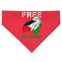 Free Palestine End War Support Palestine USA-Made Doggie Bandana