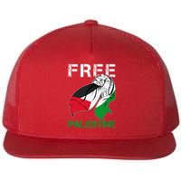 Free Palestine End War Support Palestine Flatbill Hat