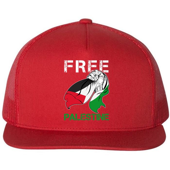 Free Palestine End War Support Palestine Flatbill Hat