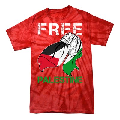 Free Palestine End War Support Palestine Tie-Dye T-Shirt