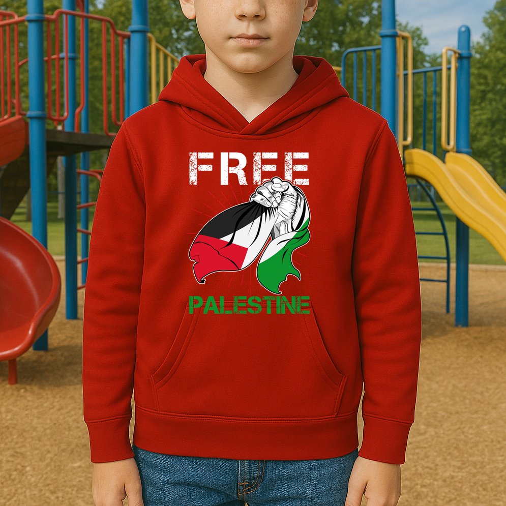 Free Palestine End War Support Palestine Kids Hoodie