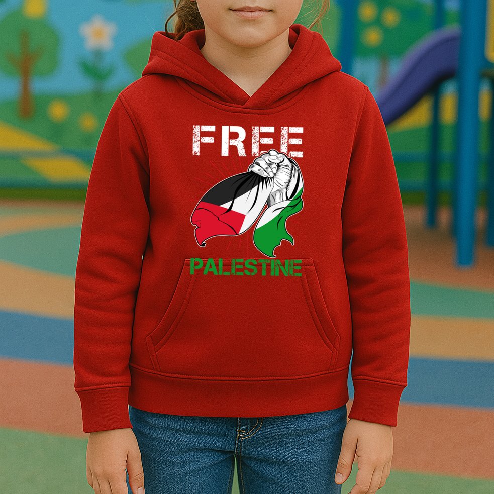 Free Palestine End War Support Palestine Kids Hoodie