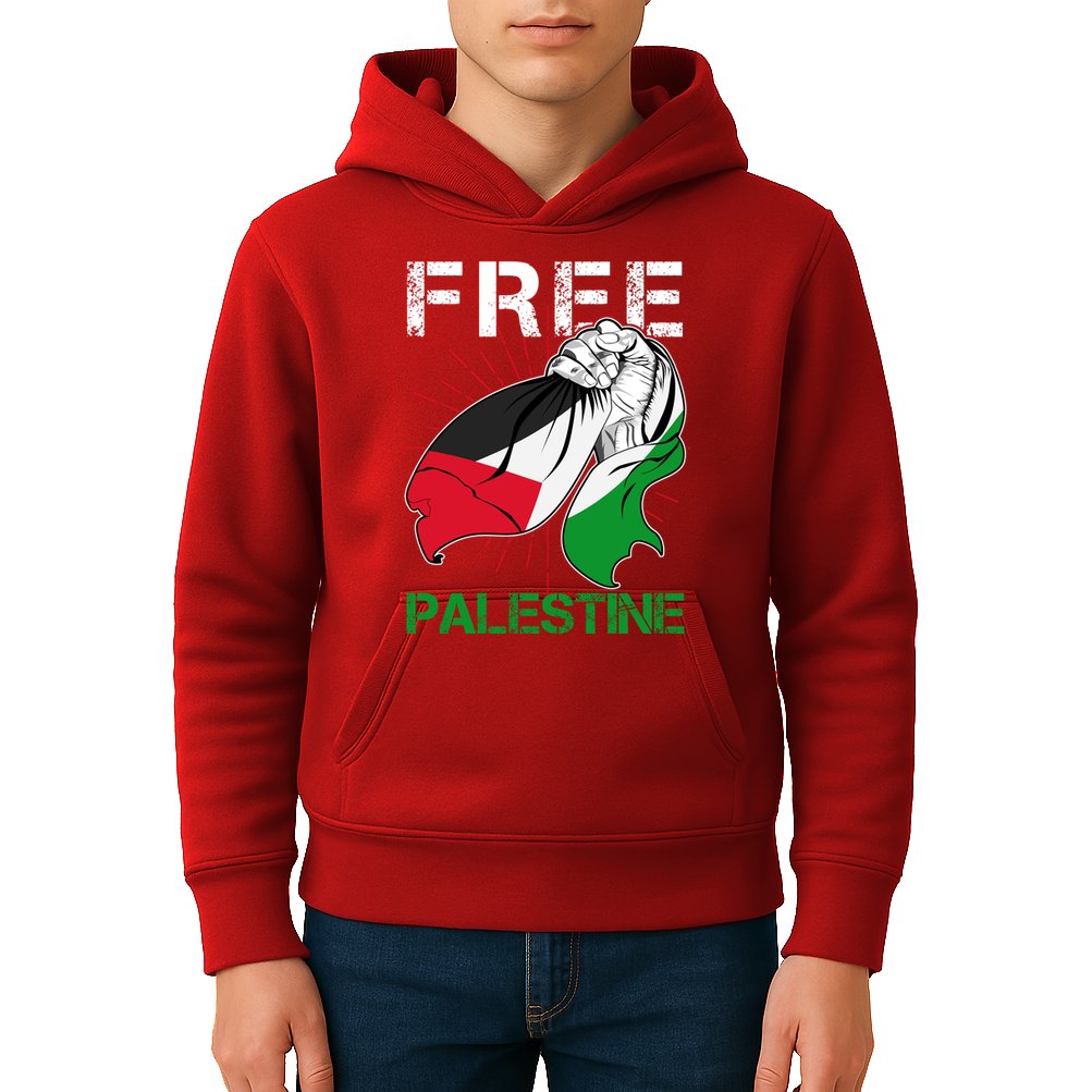 Free Palestine End War Support Palestine Kids Hoodie