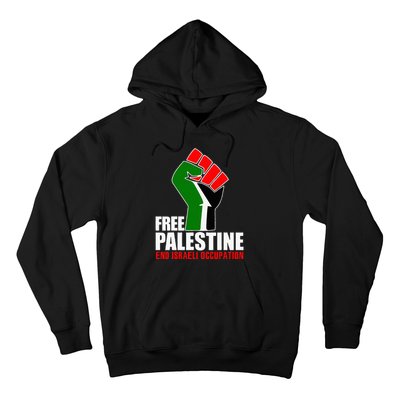 Free Palestine End Israeli Occupation Hoodie