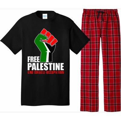 Free Palestine End Israeli Occupation Pajama Set