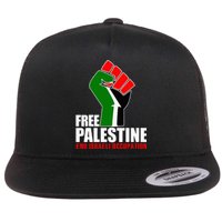 Free Palestine End Israeli Occupation Flat Bill Trucker Hat