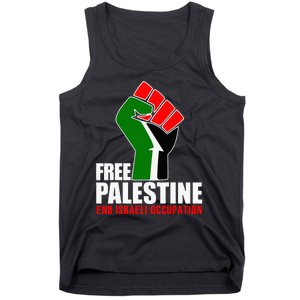 Free Palestine End Israeli Occupation Tank Top