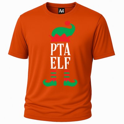 Funny Pta Elf Parent Teacher Association Gift Cooling Performance Crew T-Shirt