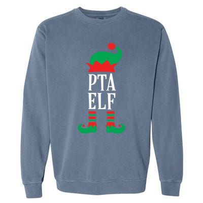 Funny Pta Elf Parent Teacher Association Gift Garment-Dyed Sweatshirt