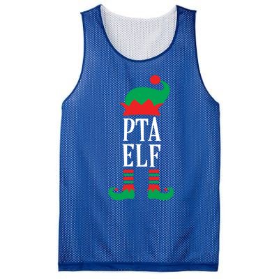 Funny Pta Elf Parent Teacher Association Gift Mesh Reversible Basketball Jersey Tank