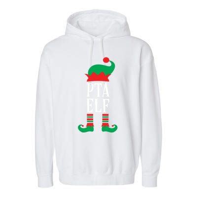 Funny Pta Elf Parent Teacher Association Gift Garment-Dyed Fleece Hoodie