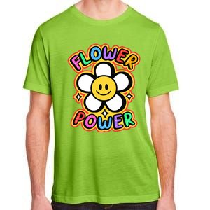 Flower Power Emoji Adult ChromaSoft Performance T-Shirt