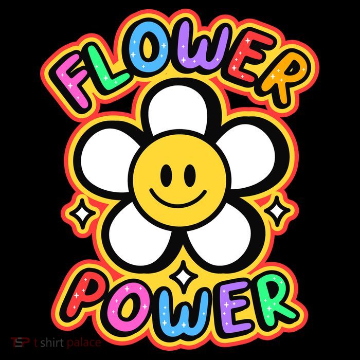 Flower Power Emoji Flatbill Hat