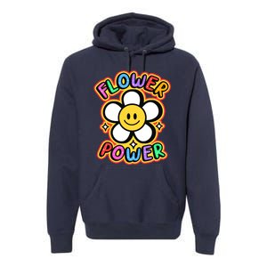 Flower Power Emoji Premium Hoodie