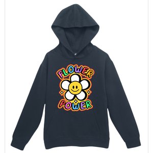 Flower Power Emoji Urban Pullover Hoodie