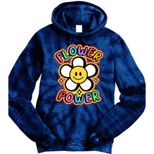 Flower Power Emoji Tie Dye Hoodie