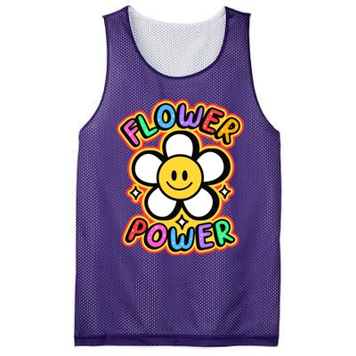 Flower Power Emoji Mesh Reversible Basketball Jersey Tank