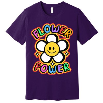 Flower Power Emoji Premium T-Shirt